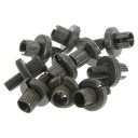 10 PIECES BLACK ALUMINUM REGULATOR CABLES BRAKES GRIP MOTORCYCLE  photo 6