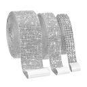 3 kotúče Self Crystal Rhinestone Diamond Značka žiadna značka