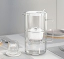 Стеклянный фильтр-кувшин Aquaphor Glass 2,5л со вставкой Maxfor+ MG, белый
