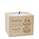 СПАСИБО ГОСТЯМ ПЕРВОЕ СВЯТОЕ ПРИЧАСТЬЕ КРЕЩЕНИЕ ПОДСВЕЧНИК ГРАВИРОВКА