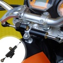 1 SZT. BLACK ALUMINUM STABILIZER RUDDERS MOTORCYCLE LIGHT  photo 5