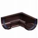 ВНУТРЕННИЙ УГОЛ KROP PVC fi 125 ral 8017 КОРИЧНЕВЫЙ