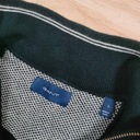 GANT Pánsky sveter Zip Neck Prihlásenie veľ. L Dominujúca farba modrá