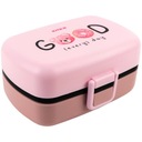 Lunchbox Breakfast Вставки 2 камеры со сто розовым 1150 мл змея