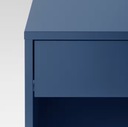 IKEA VIKHAMMER Nočný stolík, modrý, 40x39 cm Farba nábytku odtiene modrej