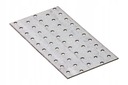 PP12 ПЕРФОРИРОВАННАЯ ПЛАСТИНА КАРЕНСОВОЕ СОЕДИНЕНИЕ 100x200x2 1шт. DOMAX ПЛОСКИЙ ПЛАСТИНКА