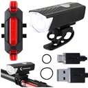 НАБОР СВЕТОДИОДНЫХ ВЕЛОСИПЕДНЫХ ФОНАРОВ ПЕРЕДНИХ И ЗАДНИХ ДЛЯ ВЕЛОСИПЕДА + USB-ФАРЫ ДЛЯ ВЕЛОСИПЕДА