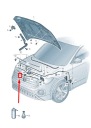 VW POLO 6R, 6C ТРОСИК ОТКРЫВАНИЯ КАПОТА ЛЕВОЙ 2G0823528 ОРИГИНАЛ  фото 7