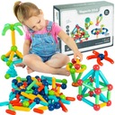 DUŻE KLOCKI MAGNETYCZNE PATYCZKI KULKI Sticks