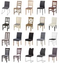 Чехлы на стулья из эластичного спандекса, светло-коричневые