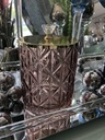 Стеклянный контейнер из розового золота