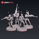 Модель CLANKERS SNIPERS подходит для всей игры Star Wars Legion.