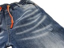 SPODNIE jeans w gumkę KANSAS r 8 - 128 cm Materiał dominujący jeans