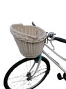 ПЛЕТЕНАЯ КОРЗИНА ДЛЯ ВЕЛОСИПЕДА, БЕЛЫЙ ЭКРЮ
