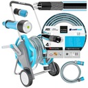 САДОВЫЙ ШЛАНГ CELLFAST НА ТЕЛЕЖКЕ, ПОДСТАВКЕ, БАРАБАНЕ, НАПРАВЛЯЮЩЕМ УСТРОЙСТВЕ, СПРИНКЕРЕ, 1/2