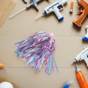 Дитячі стрічки-стрічки на кермо велосипеда, різнокольорові, з китицями