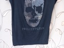 PHILIPP PLEIN-SUPER BLUZKA 40/42 T14 Kolor czarny