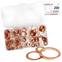 НАБОР МЕДНЫХ ШАЙБ ИЗ 200 УПЛОТНЕНИЙ AMIO