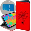 FLIPOVÉ PUZDRO PRE MOTOROLA MOTO G71 5G VZORY PAVÚK SPIDER PAVUČINA PUZDRO