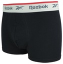 Czarne bokserki męskie REEBOK majtki zestaw 3p. M Model Reebok bokserki męskie typu trunk