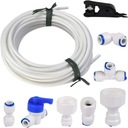 ZESTAW WĄŻ 1/4 DO PODŁĄCZENIA WODY DO LODÓWKI 15M