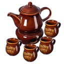 КРУЖКИ ДЛЯ ГЛИНТВИНЯ 4х250мл ЧАЙНИК С НАБОРОМ НАГРЕВАТЕЛЕЙ