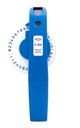 MOTEX E404 3D-эмбоссер этикеток, синий этикетировщик, для лент шириной 9 и 12 мм