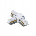 Т-образный разъем для рейки, белый, X-LINE