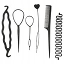 НАБОР ДЛЯ ПРИЧЕСКИ, НАБИВКА ДЛЯ ПУЧКА, РАСЧЕСКА-ТВИСТЕР, ПРИЧЕСКА, 6 ШТ.