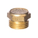 ВОЗДУШНЫЙ ГЛУШИТЕЛЬ, ПЛОСКИЙ ЛАТУНЬ, GZ 1/2