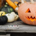 40SZT AKRILOWE PRZERAŻAJĄCE HALLOWEEN DEKORACYJNE ZABAWKI PARTY