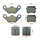 PLAQUETTES FREIN AVANT ARRIÈRE ATV 200, 250 BASHAN (2KPL. AVANT 1KPL. ARRIÈREphoto 7