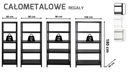 Полка металлическая 180х90х40, подставка для мастерской, складская полка, черная