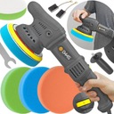 ЭКСЦЕНТРИЧЕСКАЯ ПОЛИРОВАЛЬНАЯ МАШИНА С РЕГУЛИРОВКОЙ + ПОЛИРОВАЛЬНЫЕ ГУБКИ