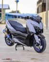 YAMAHA XMAX 125 300 400 18+ КОМПЛЕКТ ОБТІЧНИК SZATA ОБТІЧНИК КРИЛО ЧАША СІРИЙ  (18484057571) фото min 9