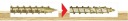 Болты столярные WKCP 10x220 TORX TORX SHOOTERHEAD CLIMAS 25шт