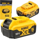 АККУМУЛЯТОР DEWALT 5 Ач 18 В СЕРИЯ XR LED DCB184 ОРИГИНАЛ ДЛЯ ЗАРЯДНОГО УСТРОЙСТВА