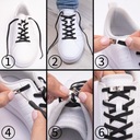 Шнурки самозатягивающиеся без завязок, эластичные, 100 см.