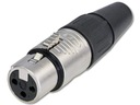 REAN RC3F ZŁĄCZE MIKROFONOWE XLR 3P WTYK ŻEŃSKI
