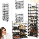 REGAŁ SZAFKA PÓŁKA NA BUTY ORGANIZER METALOWA STOJAK SKŁADANA WYTRZYMAŁA!