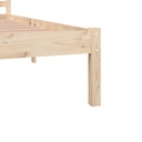vidaXL Rám postele, masívne borovicové drevo, 180x200 cm Šírka produktu 180 cm