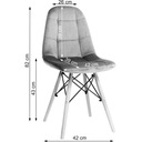 Скандинавский стеганый бархатный стул для столовой.