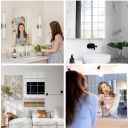 40 KS SAMOLEPÍCÍ SAMOLEPKY ZRCADLOVÉ ZRCADLO NALEPOVACÍ PANELY Kód výrobce FOLIA LUSTRZANA NAKLEJANA