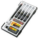 Струйные ручки - набор технических ручек.