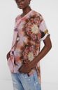 Топ-блузка Desigual, футболка с аппликациями, S 36 M 38 i151