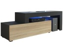 Комод Тумба под ТВ SLIDING 108-200 дуб сонома LED