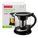 SZKLANY ZAPARZACZ HERBATY ZIÓŁ DZBANEK KAMILLE