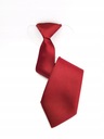 Červená tmavá kravata-detská kravata na gumičke EAN (GTIN) 5903560285007