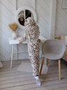 PANTERA CENTKI KOT PIŻAMA KIGURUMI PRZEBRANIE DLA DZIECI ONESIE 150 cm Rękaw długi rękaw