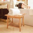 Бамбуковая скамейка для ванной
